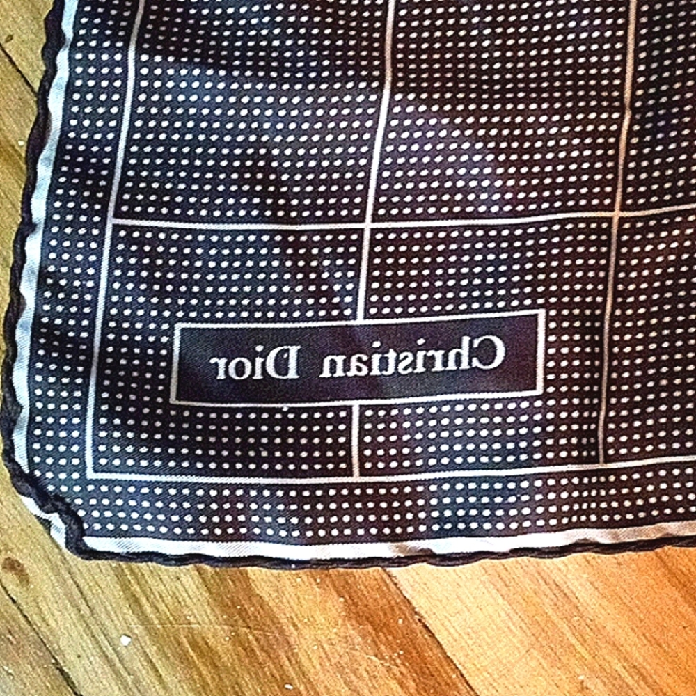 Authentic Christian Dior Silk Scarf - Picture 6 of 10